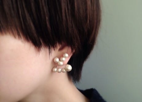 【WEB限定販売】記号ピアス・カフス（L字・片耳用）