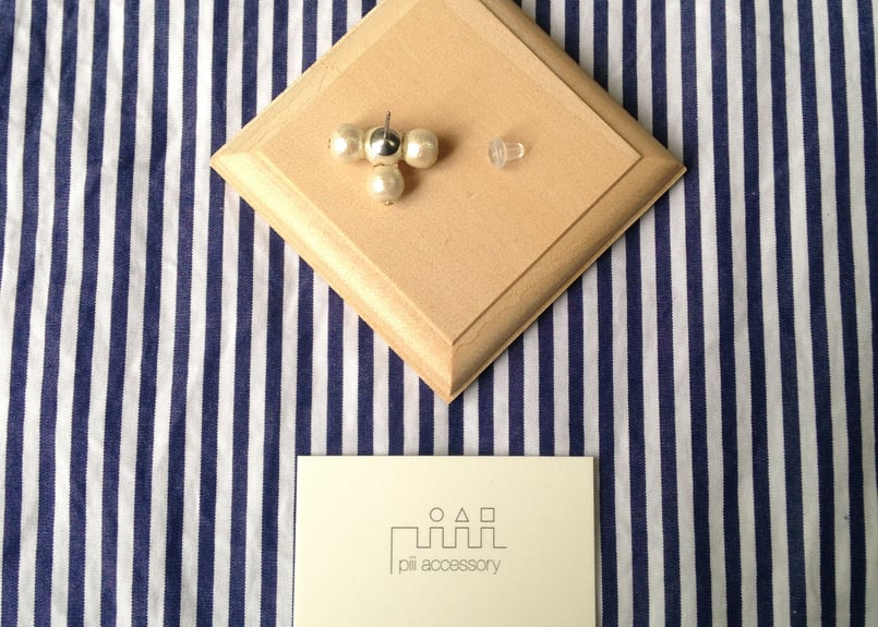 WEB限定販売】記号ピアス・カフス（T字・片耳用） | piii