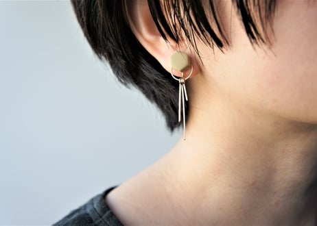 nasucaピアス・イヤリング（トレンチベージュ）