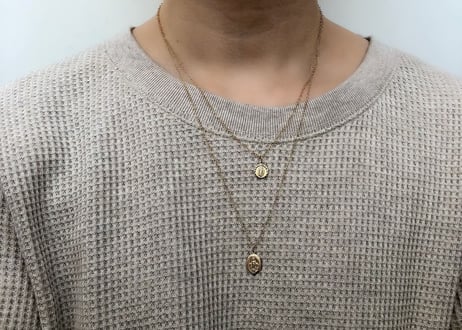 【14kgf】ネックレス（マリア像mini coin40cm)