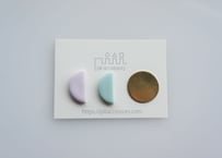 moonピアス・イヤリング（フジ×アイスブルー）