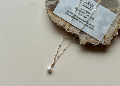 【14kgf】淡水パールネックレス(40cm）