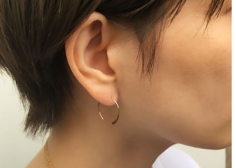 【14kgf】flatピアス（小）