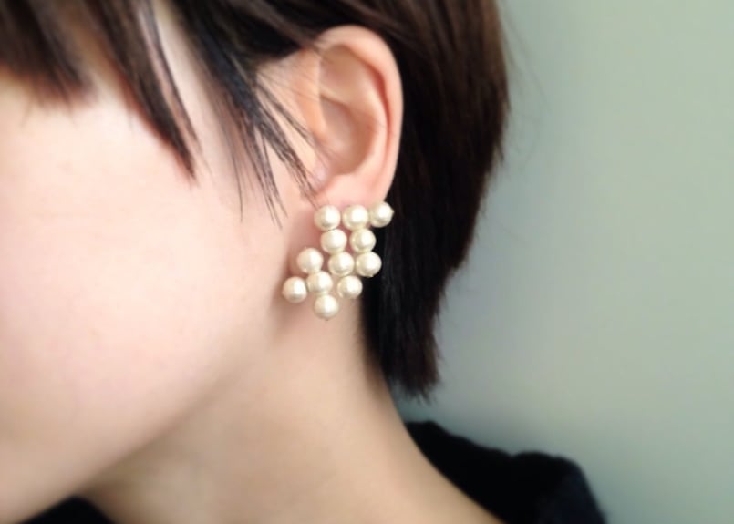 WEB限定販売】記号ピアス・カフス（T字・片耳用） | piii