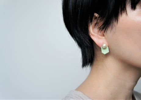 カケラピアス（メロン）