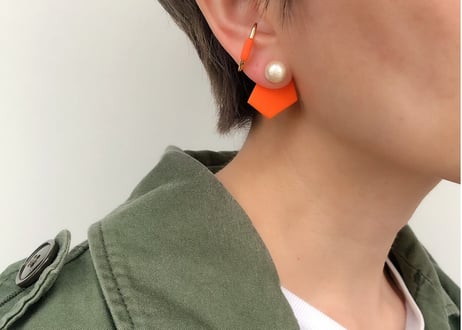 カケラピアス(ミカン)