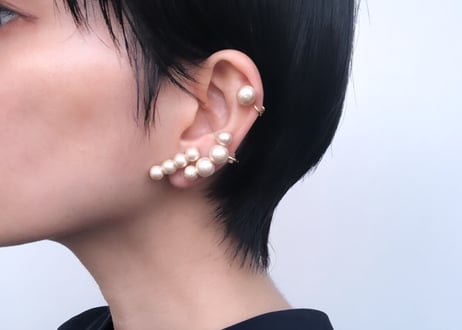 【WEB限定販売】記号ピアス・カフス（まっすぐ・片耳用）