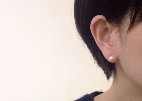 カケラピアス(ピーコックブルー)