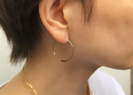 【14kgf】flatピアス（大）