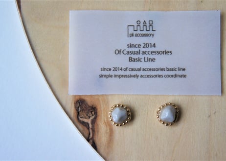 mini bijouピアス・イヤリング（シルバー）