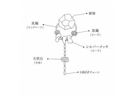 usugumoピアス・イヤリング（オフ）