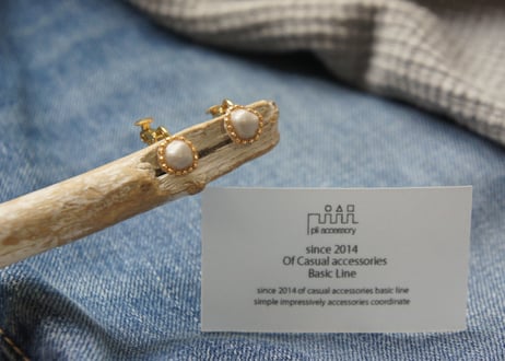 mini bijouピアス・イヤリング（シルバー）