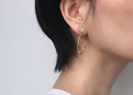 chisouピアス・イヤリング(ピスタチオ)