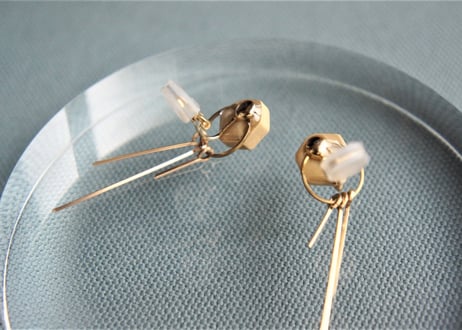 nasucaピアス・イヤリング（カーキ）