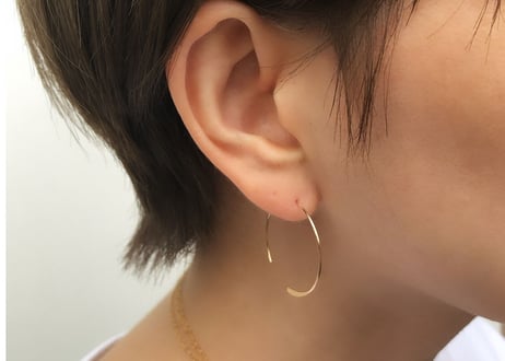 【14kgf】flatピアス（大）