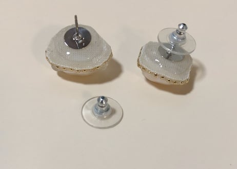 bijouピアス・イヤリング（クリスタル×バロックパール）