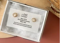 mini bijouピアス・イヤリング（クリスタル×バロックパール）