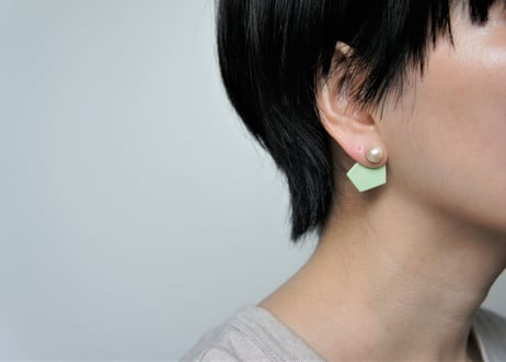 カケラピアス（メロン）