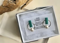 clioneピアス・イヤリング（フォレストグリーン）
