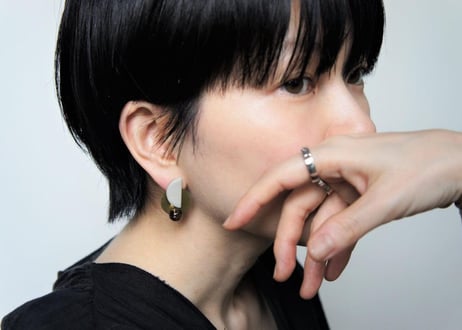 kagenピアス、イヤリング（シルバー)