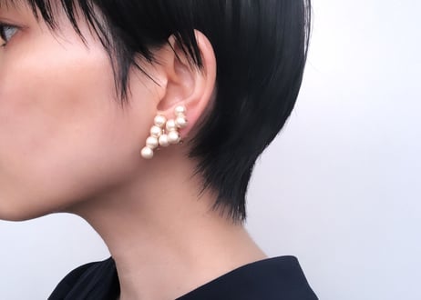 【WEB限定販売】記号ピアス・カフス（ジグザグ・片耳用）
