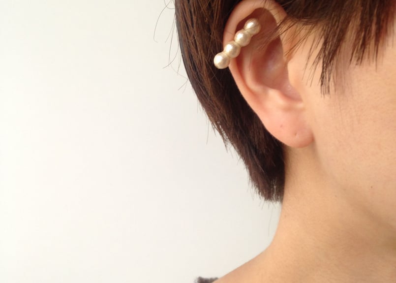 WEB限定販売】記号ピアス・カフス（まっすぐ・片耳用） | piii