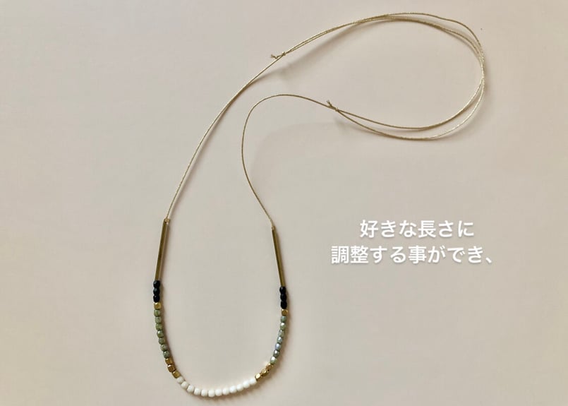 ネックレス/シルクコード/ネイティブ-