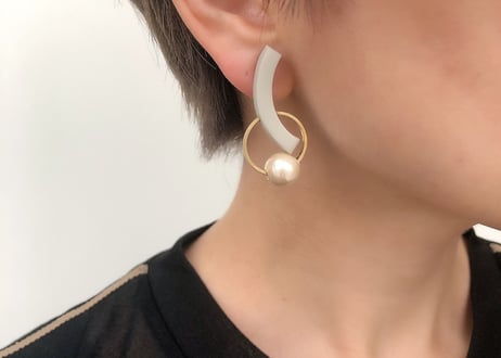 tempoピアス・イヤリング(シルバー)
