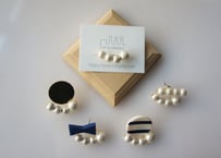 コットンパールバックキャッチ(ピアス片耳用)