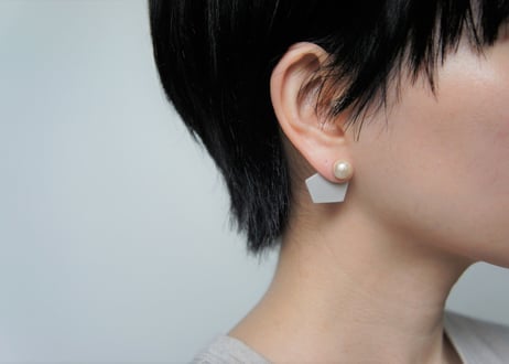 カケラピアス(シルバー)