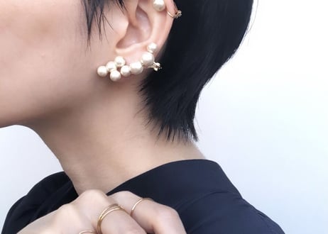 【WEB限定販売】記号ピアス・カフス（T字・片耳用）