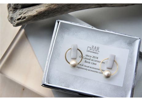 clioneピアス・イヤリング（シルバー）