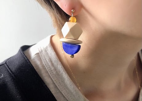 donguriピアス・イヤリング(ロイヤルブルー)
