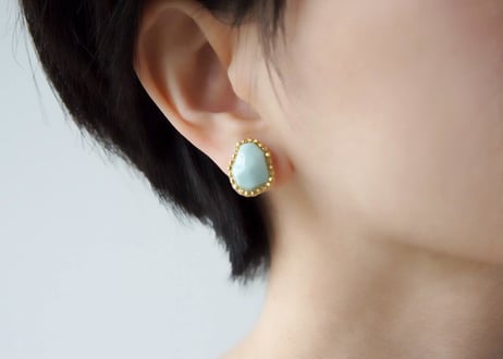 bijouピアス・イヤリング（アイスブルー）