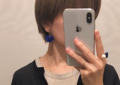 ohanaピアス・イヤリング(ロイヤルブルー)