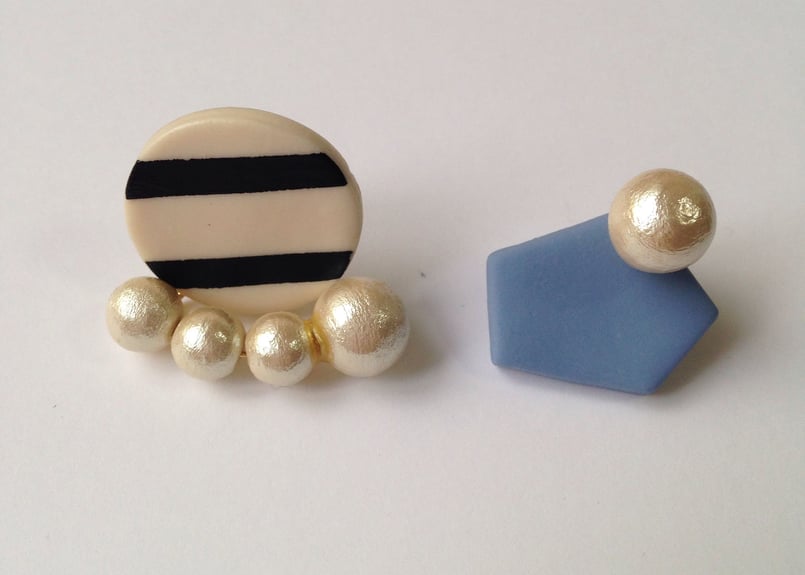 コットンパールバックキャッチ(ノンホールピアス片耳用) | piii