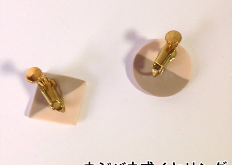 odenピアス・イヤリング(ネイビーボーダー)