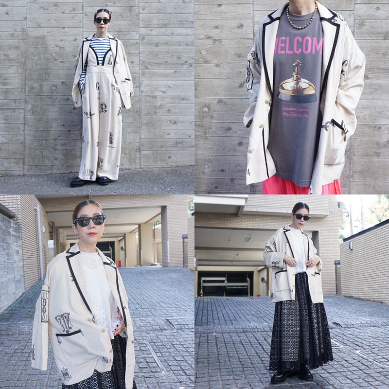 トーマスマグパイ オリジナルプリント リネンジャケット(2252211  