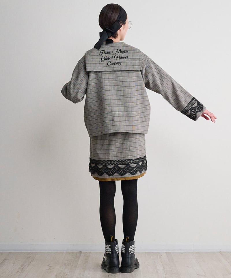 トーマスマグパイ グレンチェックジャケット(2263202)【先行予約：10月