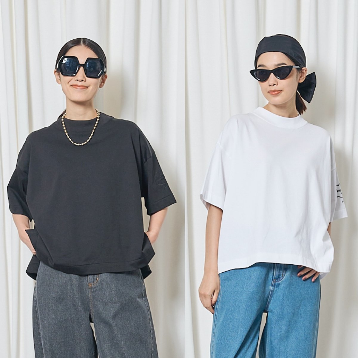 ♡受注生産♡トーマスマグパイ♡ ビッグカラー シャツ サックス トーマスマグパイ エンブロイダリーBIG Tシャツ(2261806)【受付終了:3