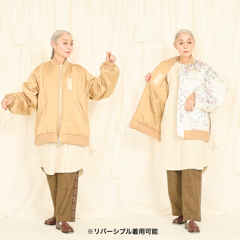 トーマスマグパイ Nishitetsu ×「君の好きな花」コラボ MA-1