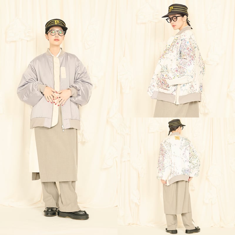 【トーマスマグパイ】flower jacquared blouson トーマスマグパイ】flower jacquared blouson THOMAS MAGPIE