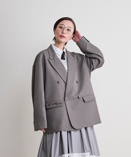 【みー】希少☆トーマスマグパイ　イントキシック　オーバーサイズボアパーカー maho × Kitson me コラボボアハーフZIPパーカー