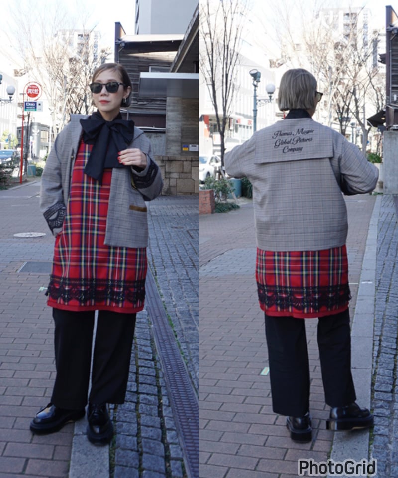 トーマスマグパイ グレンチェックジャケット(2263202)【先行予約：10月