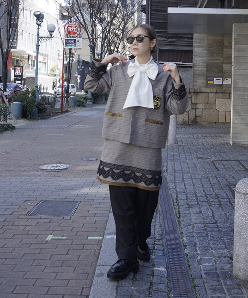 トーマスマグパイ グレンチェックワンピース(2263404)【先行予約：10月