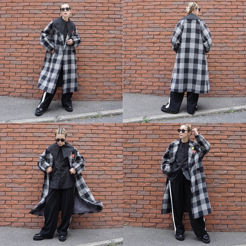 THOMAS MAGPIE トーマスマグパイ　コート トーマスマグパイ チェックコート(2254211)【受付終了:11月お