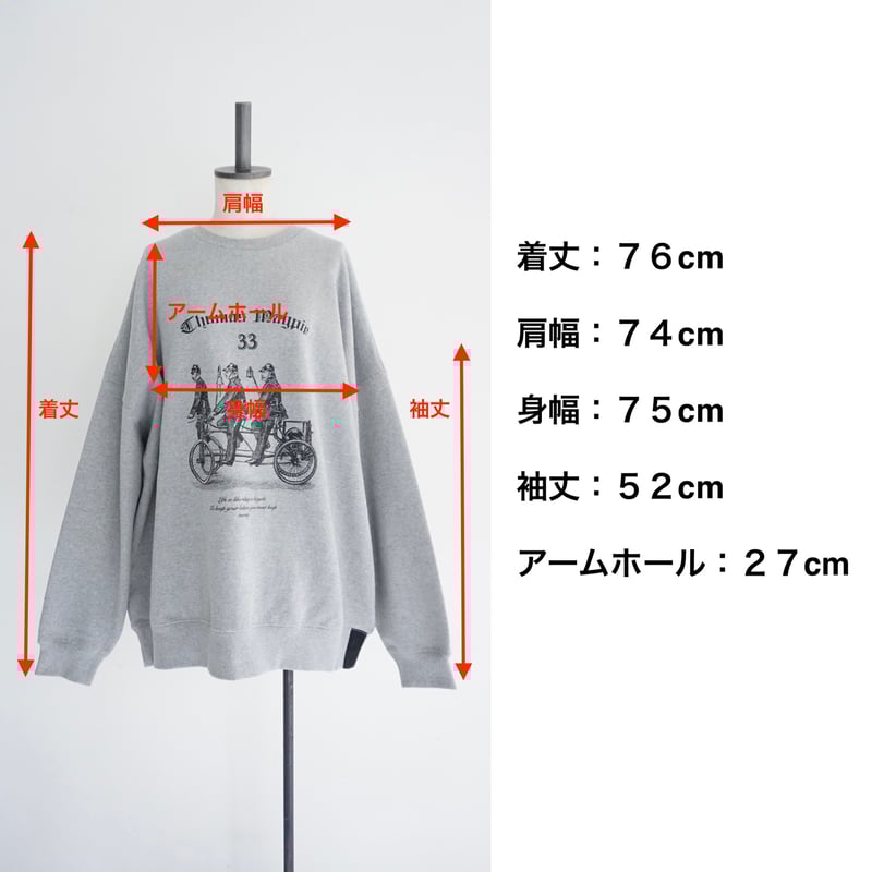 新作 2024 THOMAS MAGPIE トーマスマグパイ ロゴスウェット THOMAS MAGPIE 今年もスウェットで楽オシャレ！ │grasol Le