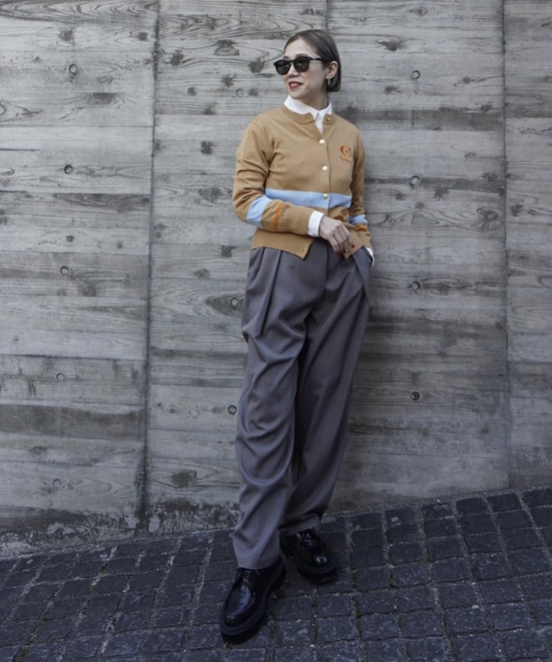 トーマスマグパイ クルー ラインカーディガン(2263704)【先行予約：10