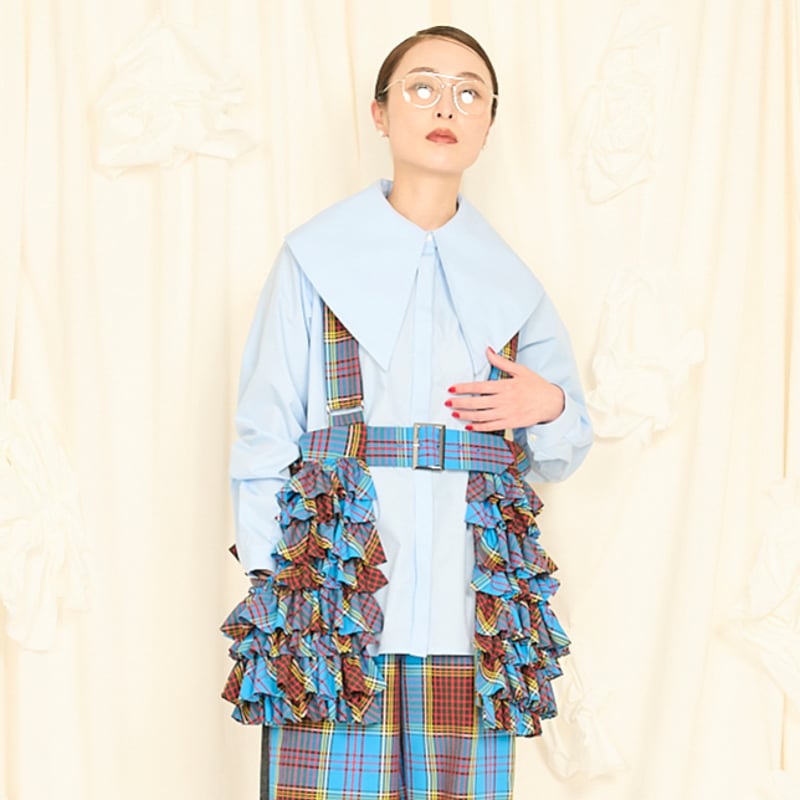 美品　ハンチングベスト　ポケットベスト　トーマスマグパイ THOMAS MAGPIE】ラッフルドポケットベスト(2231104) | LARACROFT