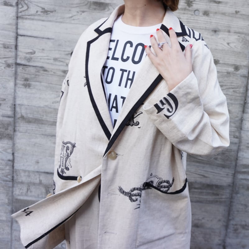 トーマスマグパイ オリジナルプリント リネンジャケット(2252211  